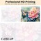 Paint by Numbers Butterfly Adult Paint by Numbers Butterfly and Peony Flowers Paint by Numbers Kit for Adults Canvas Oil Hand Painting Craft for Home Decor Kits 16x20 Inch Without Frame